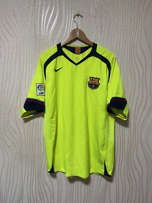 FC Barcelona Nike イエローアウェイ 多分2005/06 FC Barcelona Nike イエローアウェイ 多分2005/06 Barcelona