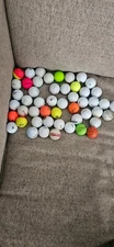 50 used golf balls many different brands (titleist, calaway etc.) Many colors