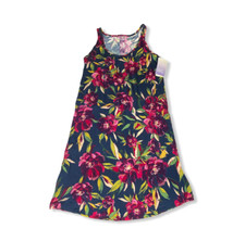 Women's Sleeveless Beautifully Soft Nightgown -Stars Above -Navy Floral -XS-S708