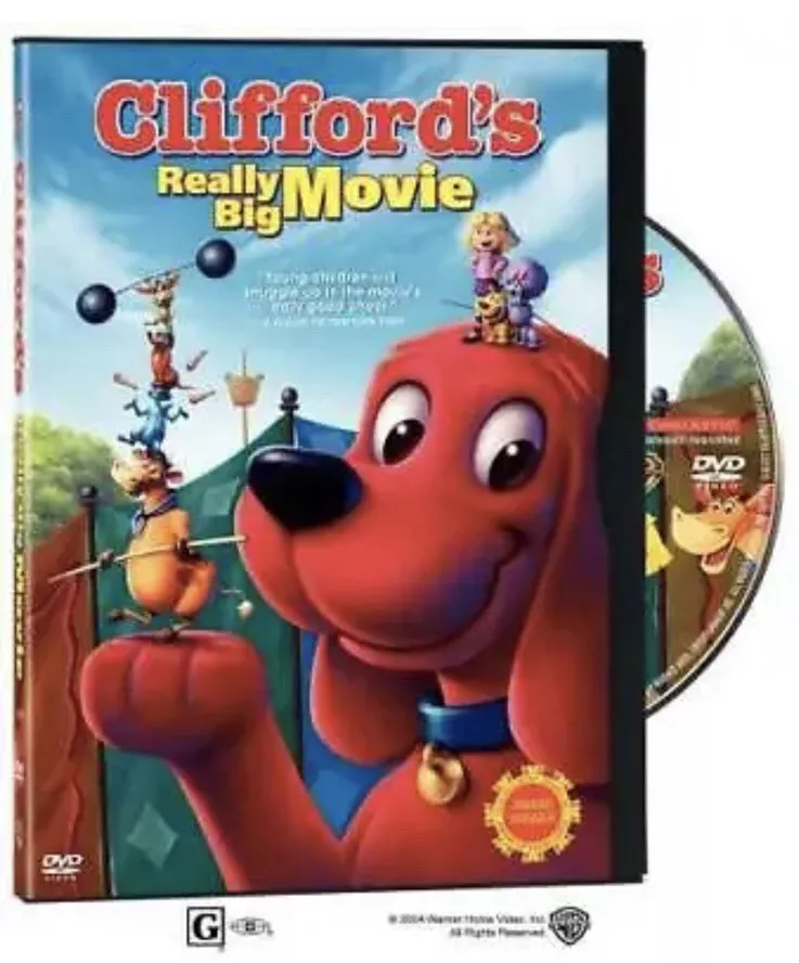 Clifford's Really Big Movie DVD 2004 Scholastic Entertainment 85393492823