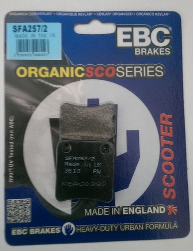 EBC PARKING Disc Brake Pads (1 Set) Fits APRILIA NA850 MANA / GT (2008 to 2016) - Picture 2 of 7