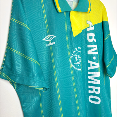 Original Ajax 1991/1992/1993 Umbro Away Football Shirt Jersey | eBay