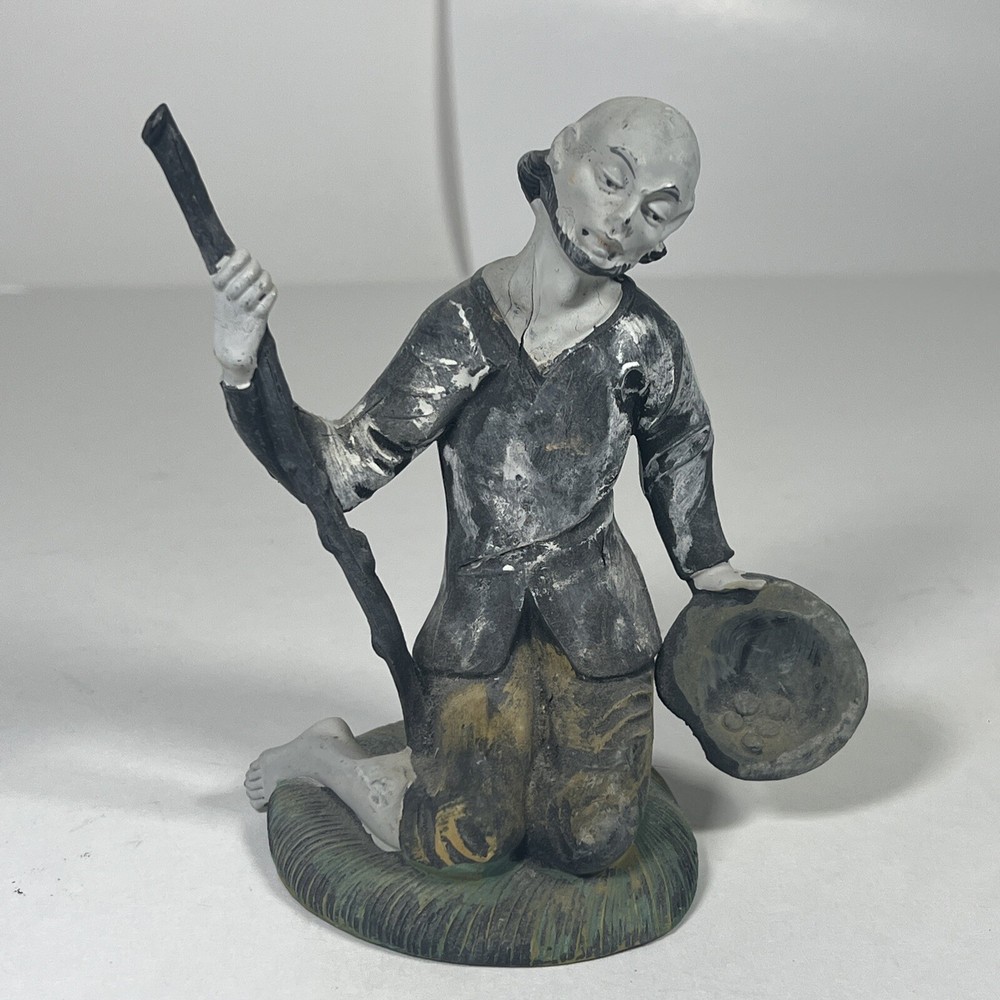 Vintage Resin Handpainted Man Figurine Made in ITALY