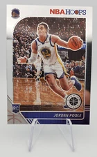 2019-20 Panini NBA HOOPS Premium Stock Jordan Poole RC No. 223