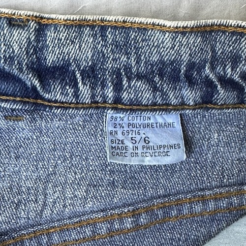 Vintage 1980s Studebaker Alessio Acid Wash Denim Jean Pencil 80s Mini Skirt XS - Picture 4 of 7