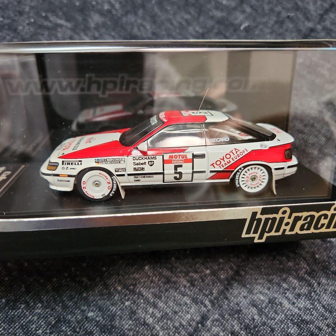 【美品】hpi racing 1/43 セリカターボ 1993 モンテカルロ 1/43 HPI 8017 トヨタ セリカ ターボ 4WD モンテカルロ 1993 #3