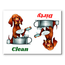 HUNGARIAN VIZSLA Clean Dirty DISHWASHER MAGNET New DOG