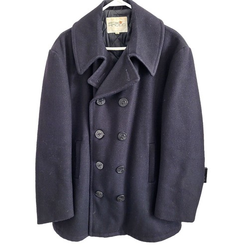 【MARGARET HOWELL✖️fox brothers】WOOL COAT MARGARET HOWELL x FOx BROTHERS Wool Pea Coat Size 1 Khaki Women's