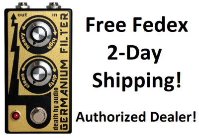New Death By Audio Germanium Filter Guitar Effects Pedal