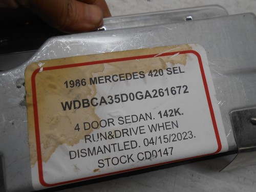 Mercedes 420 SEL 1986 sedán azul oscuro bandeja de ceniza trasera fabricante de equipos originales cf0553 - Imagen 5 de 5