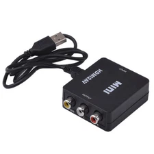 1080P HDMI Male to 3 RCA S-video AV Audio Cable Cord Adapter for TV HDTV DVD US