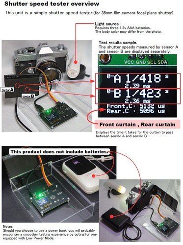 Shutter Analyzer(Test if your camera meets international standards)f/Focal-plane - Picture 3 of 20