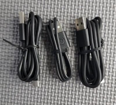 LOT Of 3 USB Type C Data Charging Cable For Samsung LG Phones Tablets Android