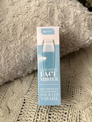 b.pure Ultrasonic Face Mister, Glow on the Go, Instant Dewy Skin, Blue