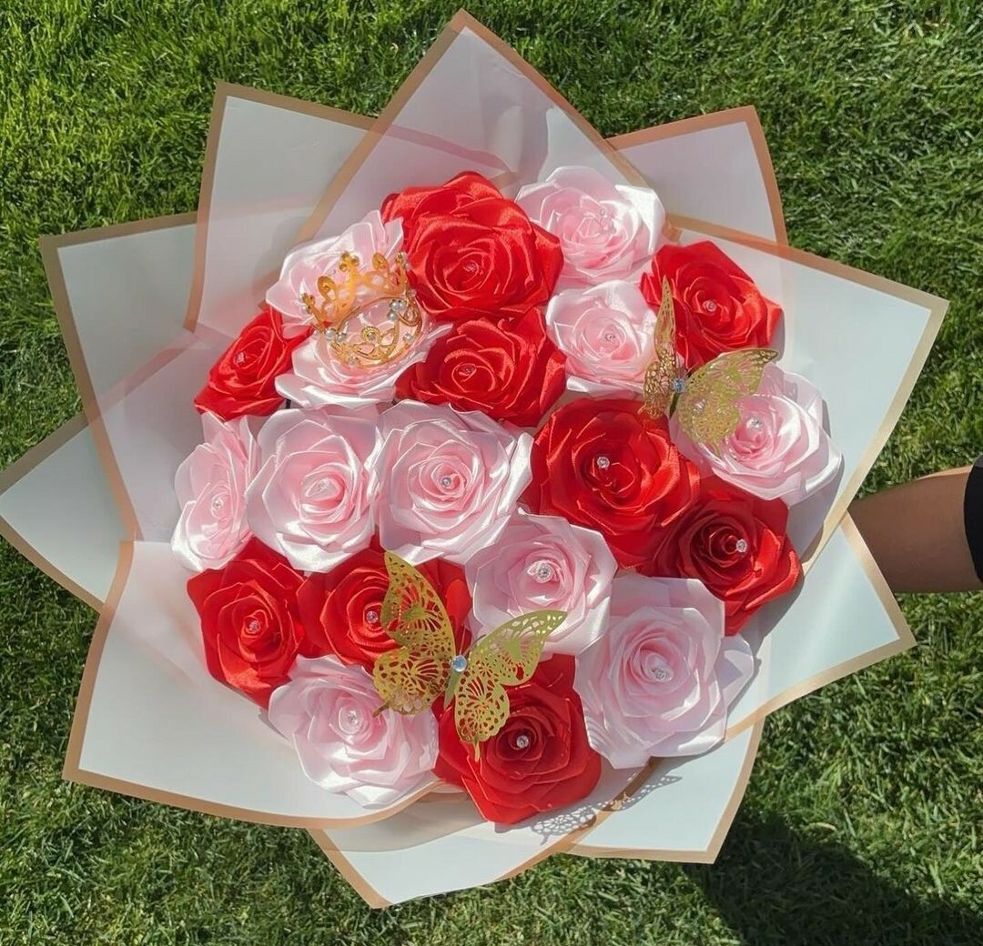 Eternal Rose Bouquets 10 ct double color | eBay