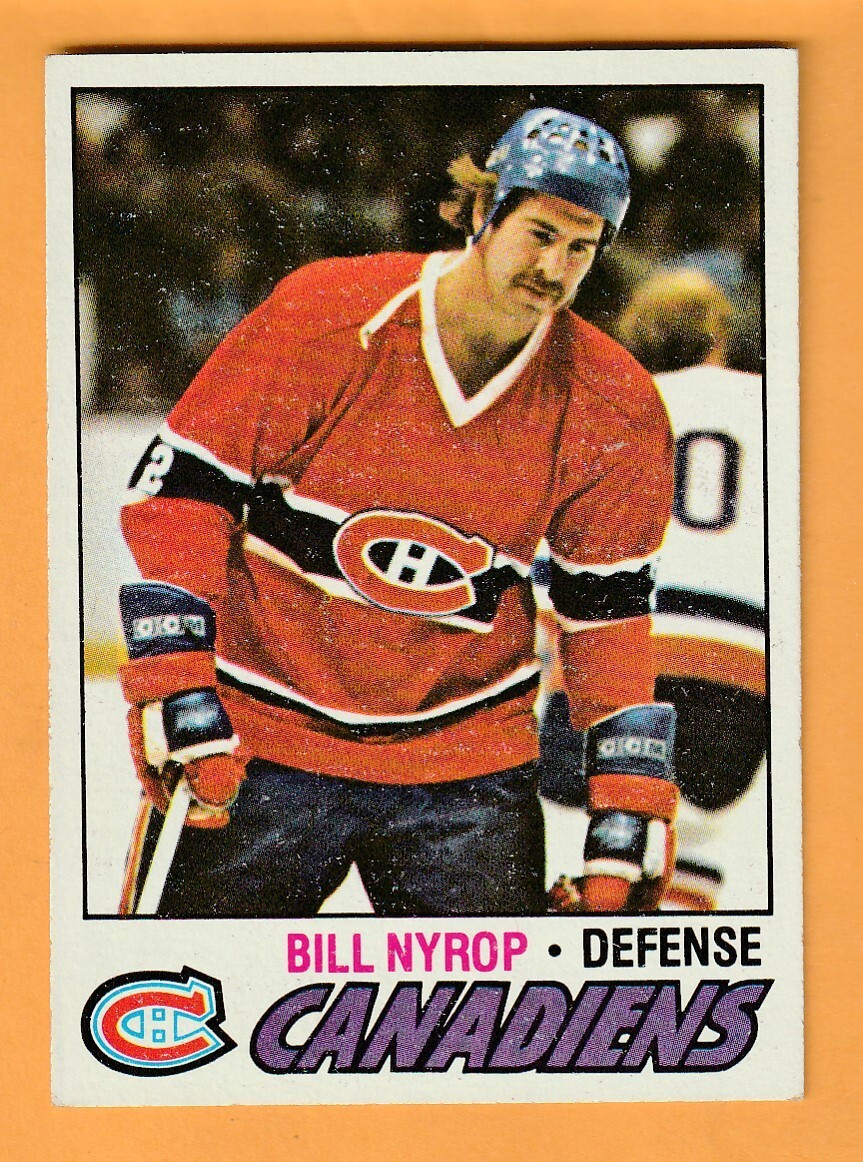 Bill Nyrop Montreal Canadiens 1977-78 Topps #91 12F