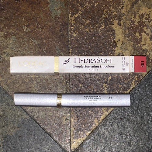L’Oreal Paris HydraSoft Deeply Softening Lipcolour RUBY REPOSE 301 NEW Old Stock - Picture 9 of 11