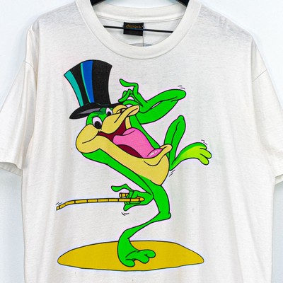 1990 Warner Bros Michigan J Frog Ribit T-Shirt Large VTG 90s 
