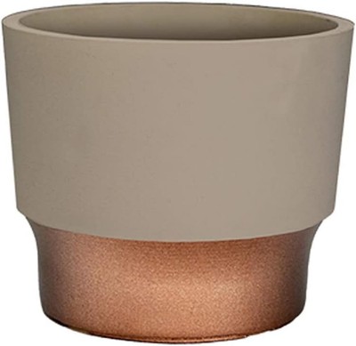 *NEW* 5 Inch Sprite Round Planter with Drainage, Artisan Taupe