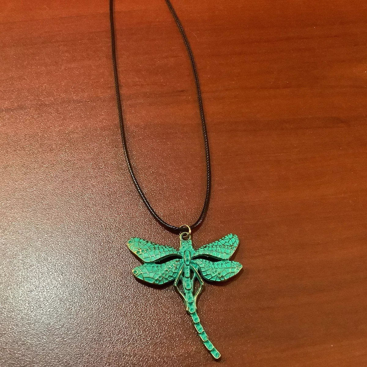Large shop dragonfly necklace