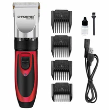 Rechargeable Electric Pet Cat Dog Clipper Trimmer Haircut Cordless Grooming Kit