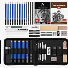 Creative Canvas Art Kit: Professional Drawing Supplies Set