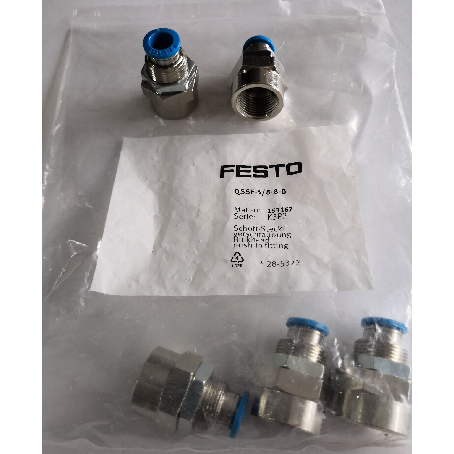 153165 FESTO - Raccordo A Innesto | Filettate,dritto; -0,95÷6bar - Foto 4