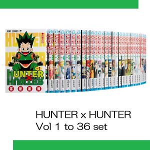 Hunter X Hunter Vol 1 To 36 Japanese Manga Jump Comics Japan Express Shipping Ebay