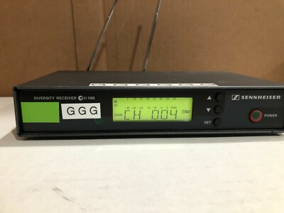 SENNHEISER DEVERSITY RECEIVER, EM 100 -TESTED, NO CORD FREE SHIPPING