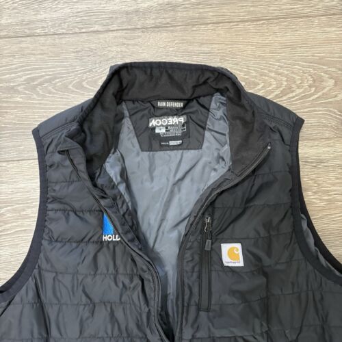 Carhartt Rain Defender Men Size Large Relaxed Fit Insulated Puffer Vest Full Zip - Picture 4 of 7