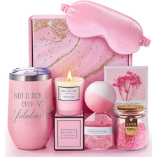 Spa Gift Box Set - Gifts for Women -Pink Not a Day Over Fabulous- Valentines NEW