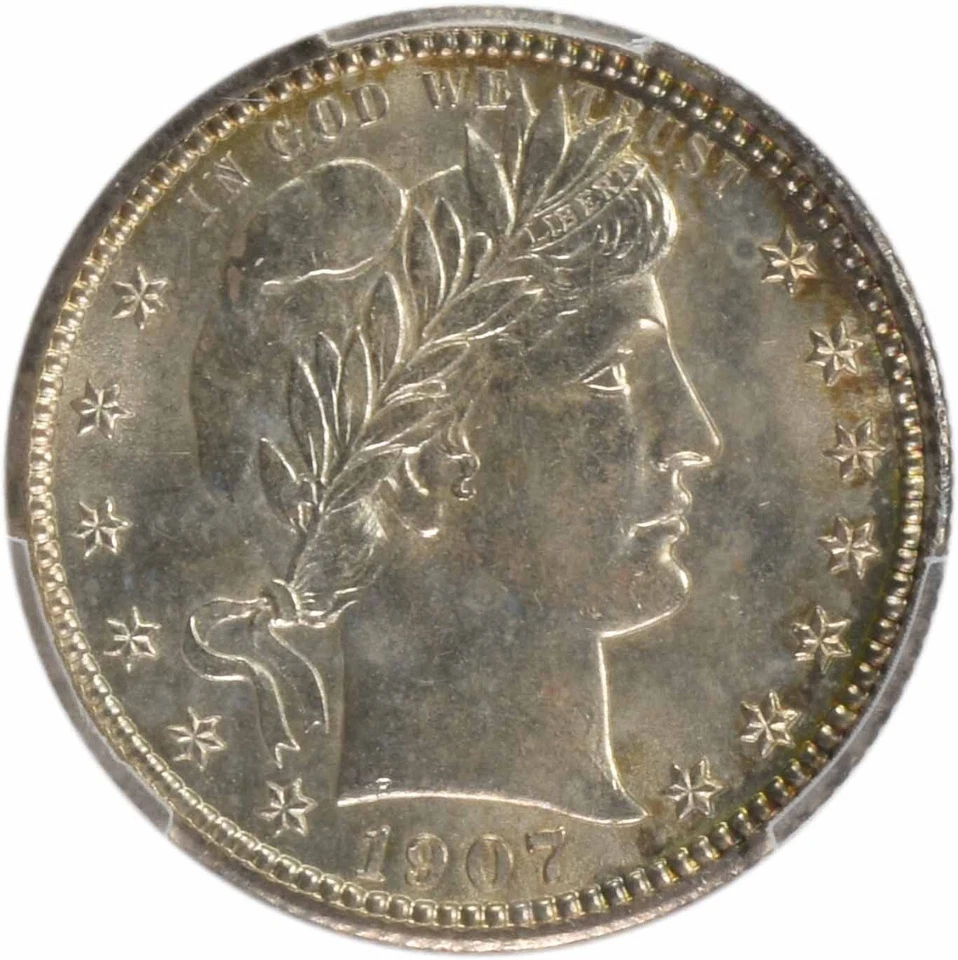 1907-S Barber Silver Quarter MS64 PCGS - Image 3 of 4