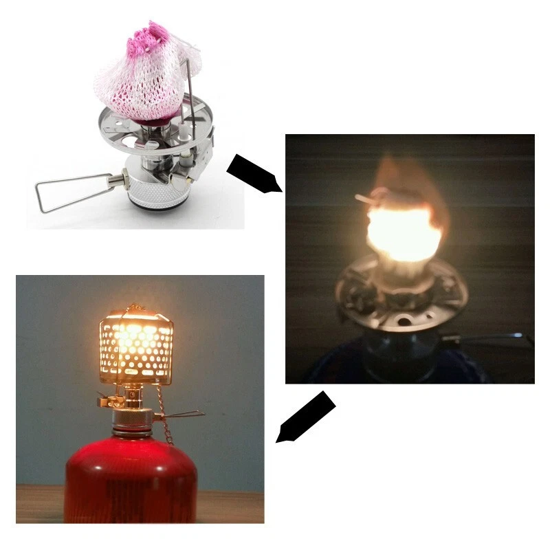 10 Outdoor Mantle Gas Lantern Lamp Propane Light W Lampwick For Camping Hiking