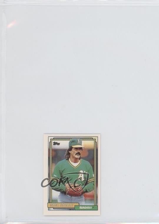 1992 Topps Micro Box Set Dennis Eckersley #738 HOF 1d4