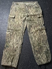 Redhead Cargo Hunting Pants Mens Brown Green Camouflage Realtree 36x31 LARGE VTG
