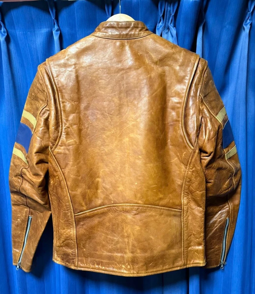 Rare VANSON Genuine Leather Jacket Men Size 36 / L Biker Motorcycle Jacket - Image 4 of 4