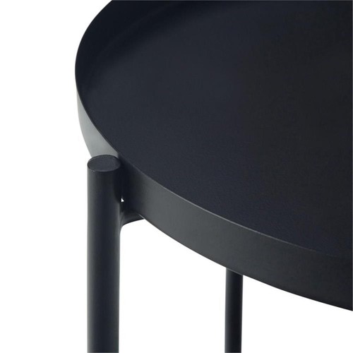 Trent Home Industrial 17" Metall Metall Beistelltisch in Schwarz - Bild 6 von 9