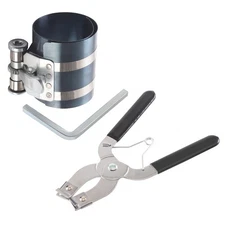 Piston Ring Compressor Install Plier Remover Expander Wrench Tool 2-1/8" to 7"