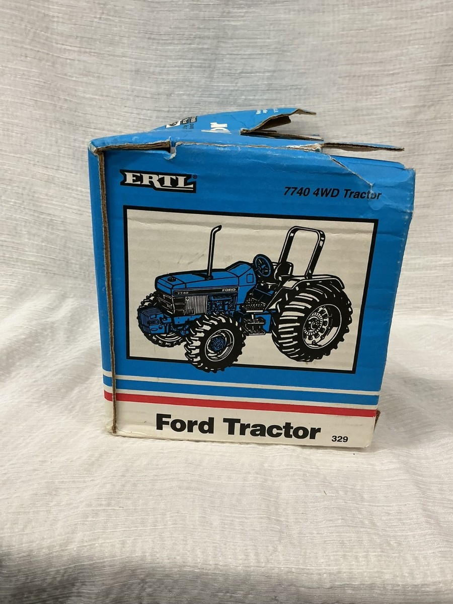 Ertl Ford 7740 1/16 Diecast Farm Tractor Toy w/Roll Over Bar 4