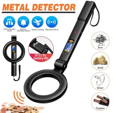 LCD Handheld Metal Detector w/ Battery Gold Digger Hunter Waterproof Foldable US