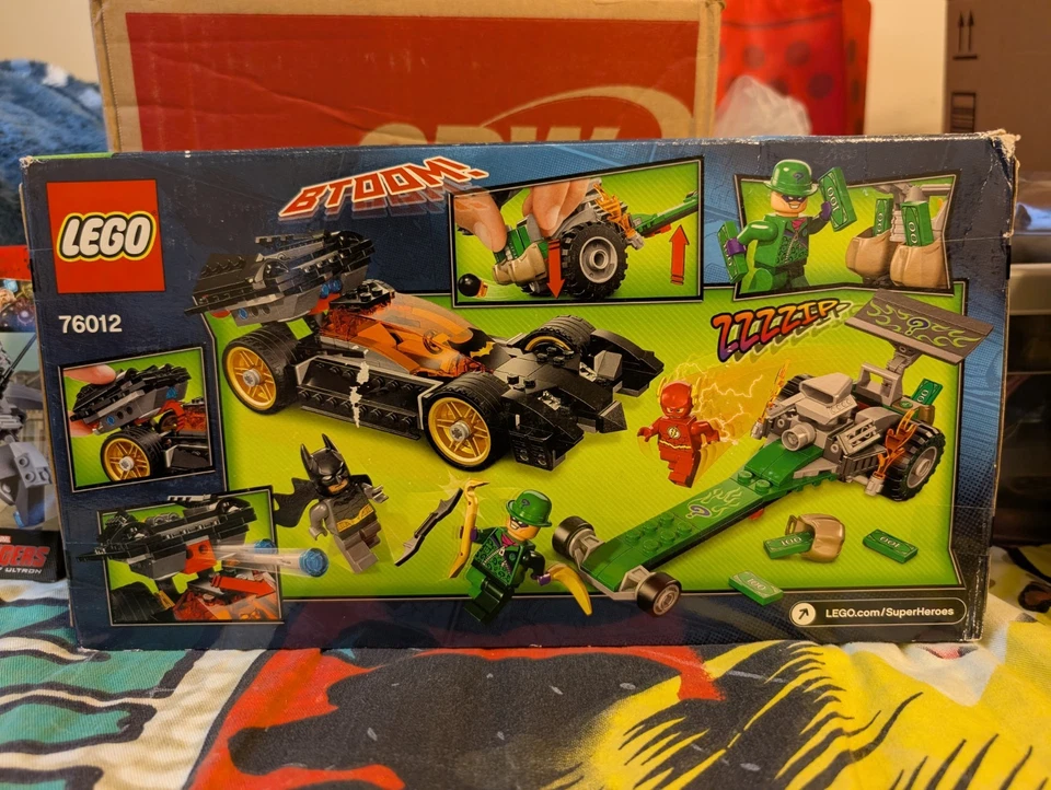 LEGO Batman Lot 76034 Batboat Harbor Pursuit & 70612 Riddler Chase New/Sealed - Image 4 of 4