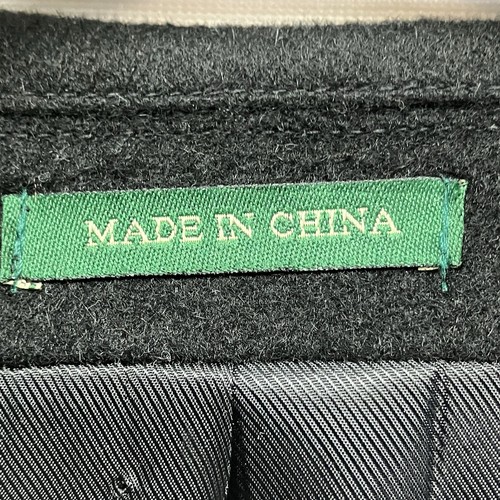 Ralph Lauren Mens Black Green Label Columbia Long Wool Cashmere Coat NEW Sz 42R - Picture 13 of 16