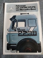 Fahrzeuge mit 375 PS Brosch&uuml;re Mercedes Benz