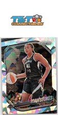 Kiah Stokes 2025 Panini Prizm WNBA Ice Prizms #58 Las Vegas Aces