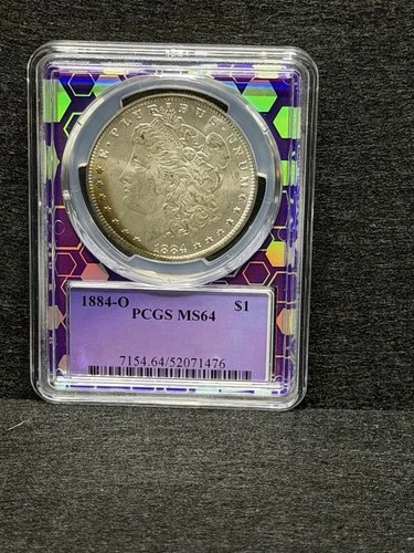 1884 O United States Morgan Silver Dollar PCGS MS 64 New Orleans Mint