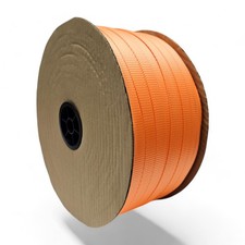 3/4 in x 1650 ft. x 2700 Lb Break Woven Polyester Cord Strapping Orange 