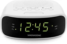 Magnasonic Digital AM/FM Clock Radio with Battery Backup, Dual Alarm, Sleep & Sn