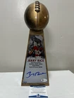 Jerry Rice Autographed Trophy Gold /10