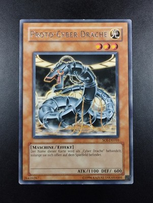 YUGIOH 2005 | PROTO-CYBER DRAGON | SOI-DE010 | GERMAN | RARE | EXCELLENT (LP)