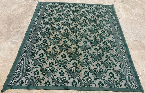 Vintage Traditional Handmade Beautiful Floral Kilim Floor Rug Carpet 207x170 cm